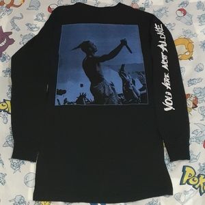 2019 XXXTENTACION You Are Not Alone Long Sleeve Print Shirt Rap Hip Hop Tee